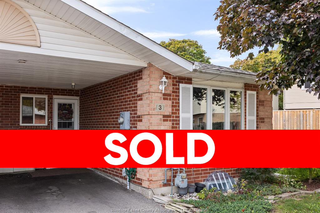 8525 LITTLE RIVER #3, WINDSOR - SOLD